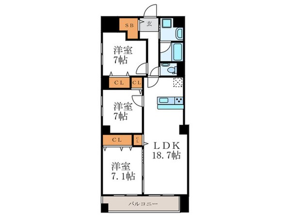 QUALIOR京都東山の物件間取画像